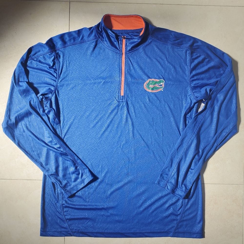 Men's UF Gators Quarterzip Sweater BNWT Lightweigh